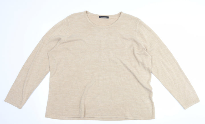 Bonmarché Womens Brown   Pullover Jumper Size XL