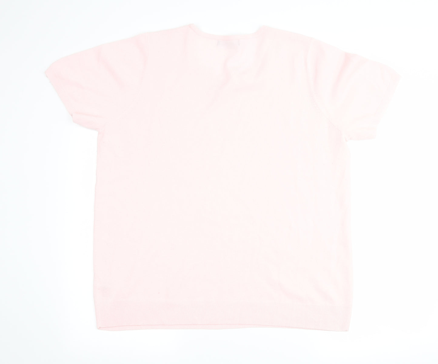 Bonmarché Womens Pink   Basic T-Shirt Size 22