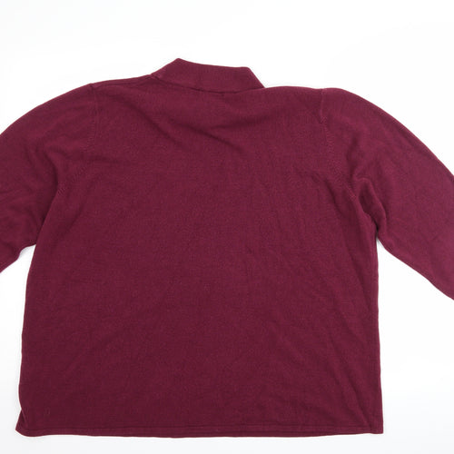 Bonmarché Womens Purple   Pullover Jumper Size XL
