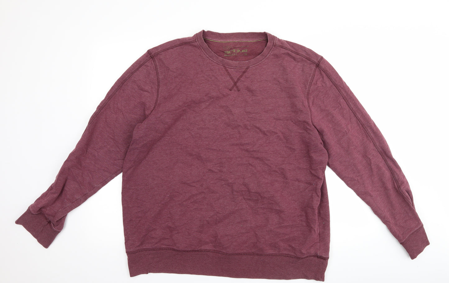 Marks and Spencer Mens Purple   Pullover Sweatshirt Size XL