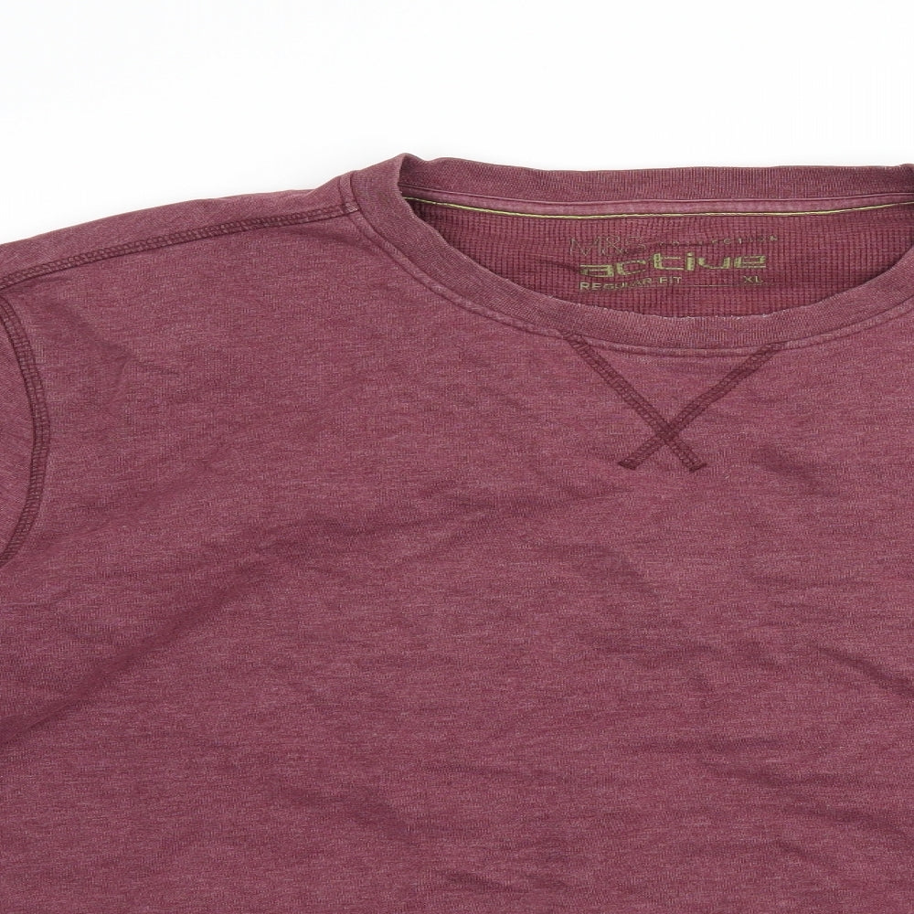 Marks and Spencer Mens Purple   Pullover Sweatshirt Size XL