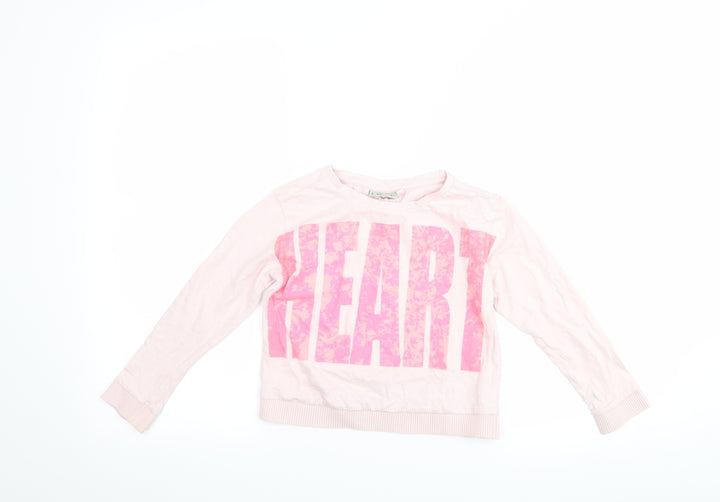 NEXT Girls Pink   Basic T-Shirt Size 6 Years