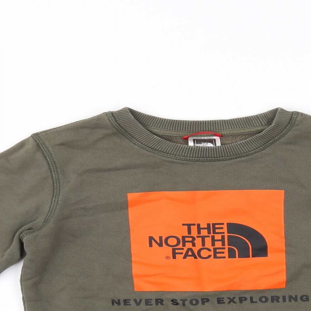The North Face Boys Green   Pullover Jumper Size XS