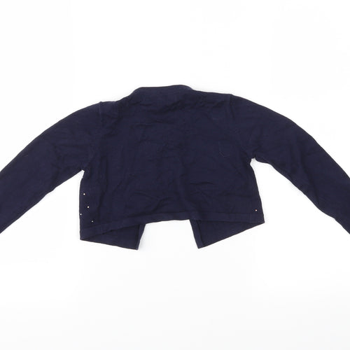 M&S Girls Blue   Cardigan Jumper Size 2-3 Years