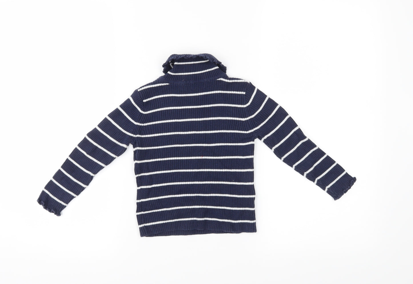 George Girls Blue Striped  Pullover Jumper Size 2-3 Years