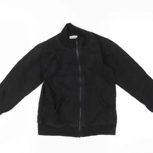 name it Boys Black   Full Zip Jumper Size 5 Years