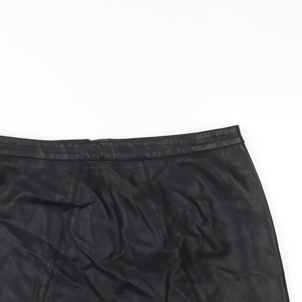 George Womens Black   Mini Skirt Size 12