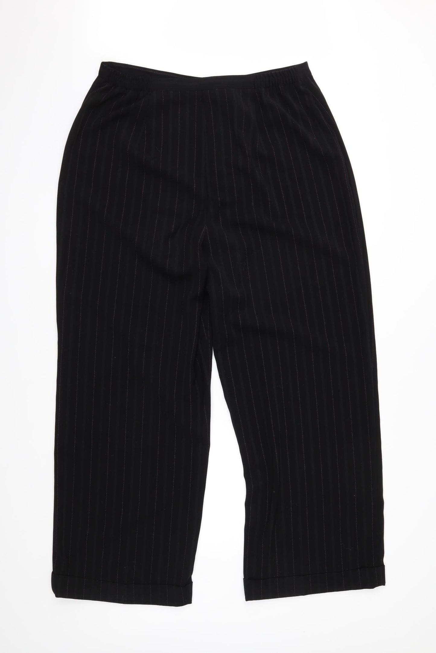 ELVI Womens Black   Trousers  Size 18 L29 in