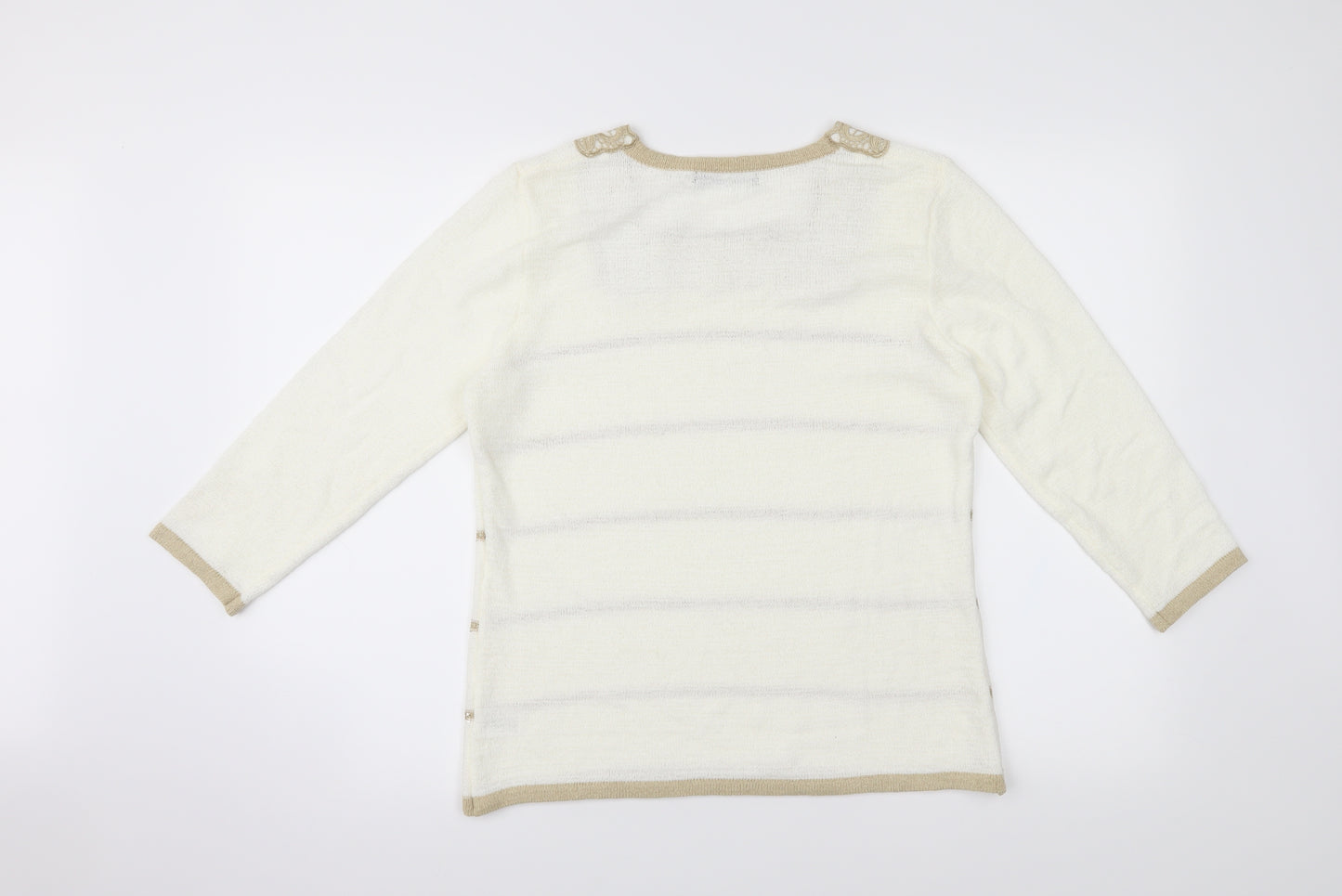 Bon Marché Womens White   Basic T-Shirt Size S