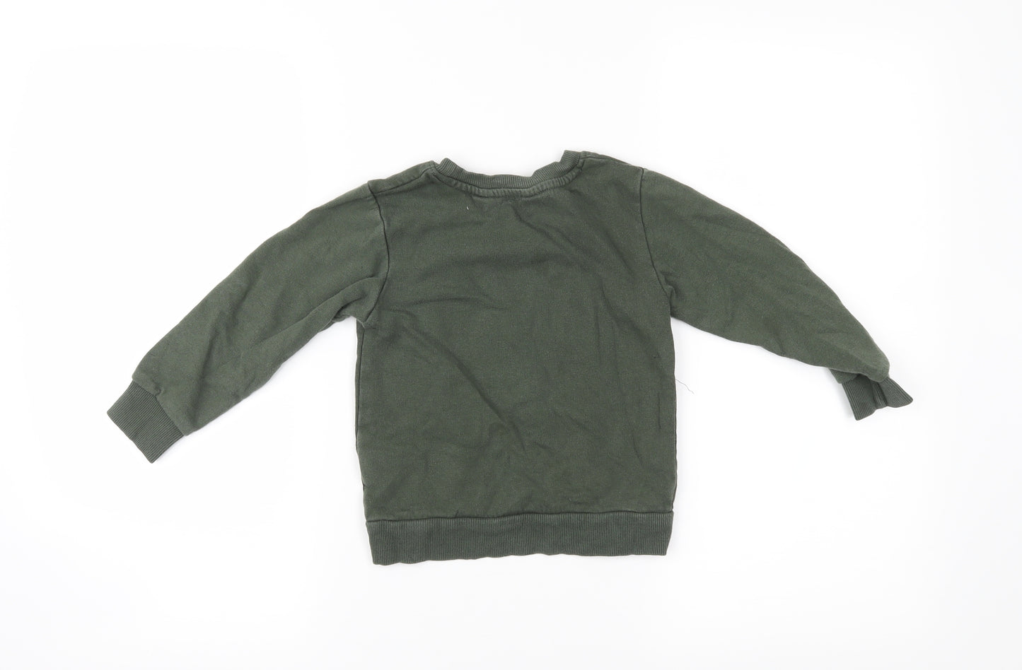 H&M Boys Green   Pullover Jumper Size 3-4 Years