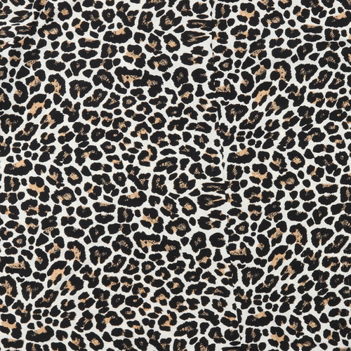 Simply Be Womens Beige Animal Print  A-Line  Size 26