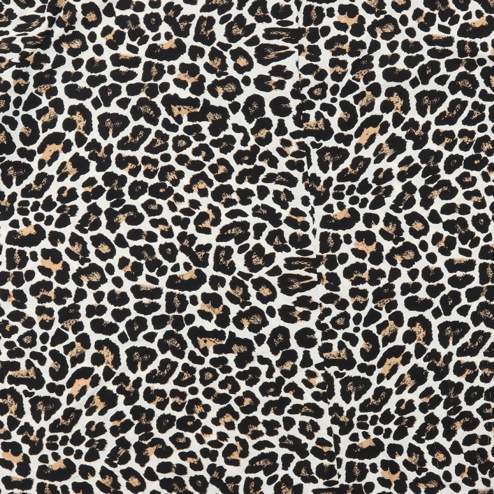 Simply Be Womens Beige Animal Print  A-Line  Size 26