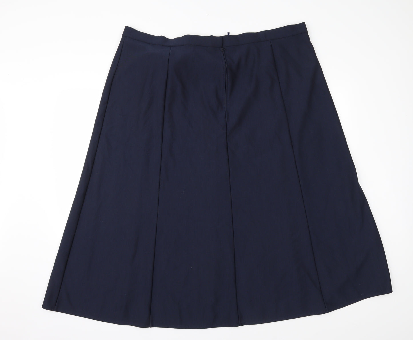 Finnkarelia Womens Blue   A-Line Skirt Size 24