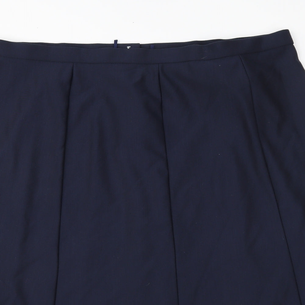 Finnkarelia Womens Blue   A-Line Skirt Size 24