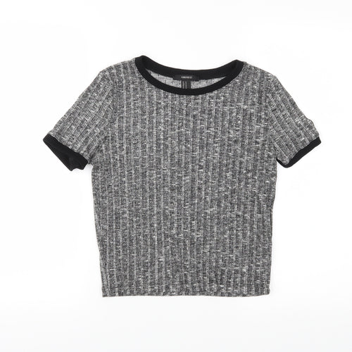 FOREVER 21 Womens Grey   Basic T-Shirt Size M