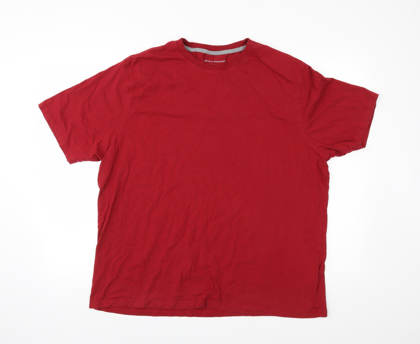 M&S Mens Red    T-Shirt Size XL
