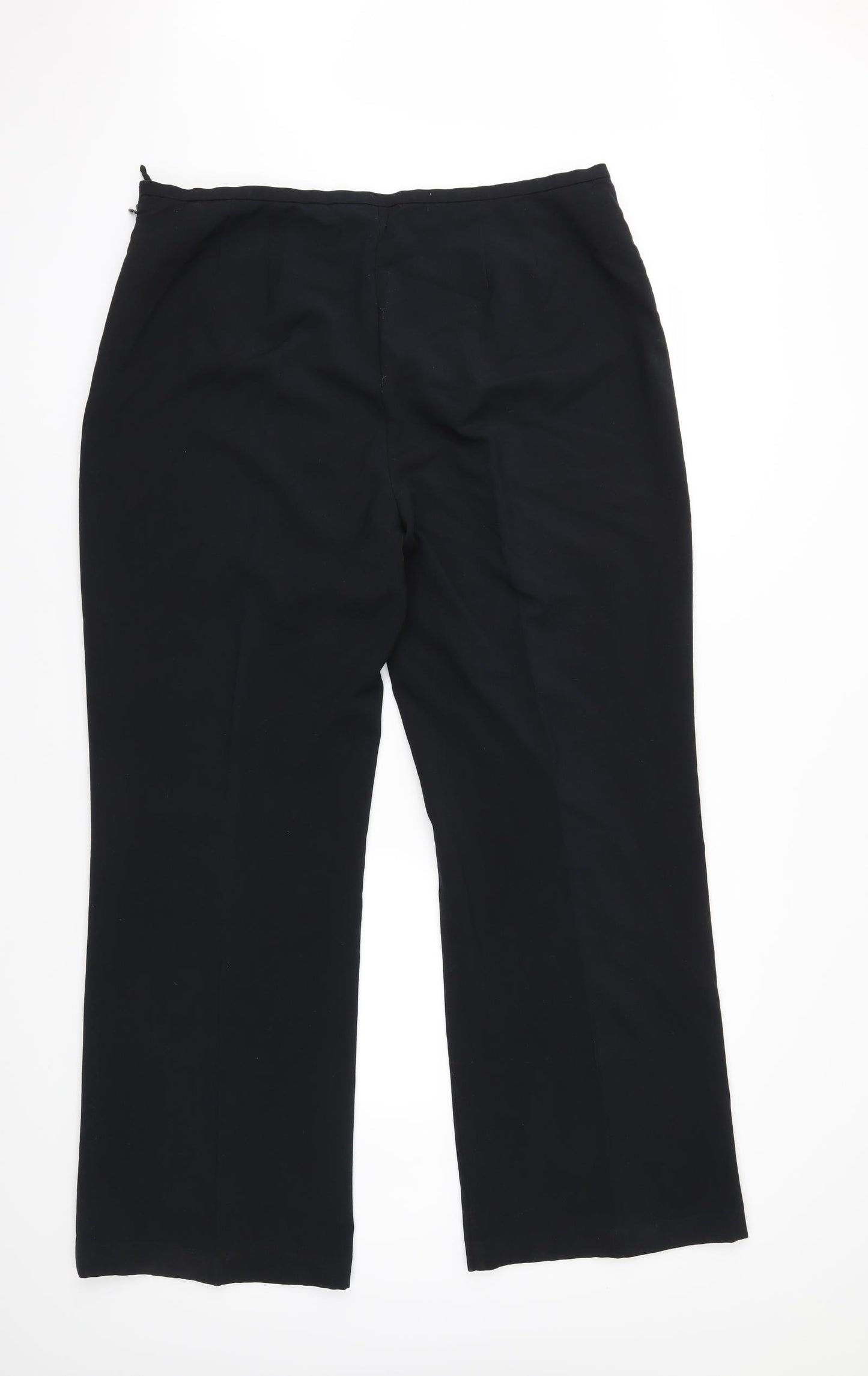 M&S Womens Black   Trousers  Size 18 L31 in