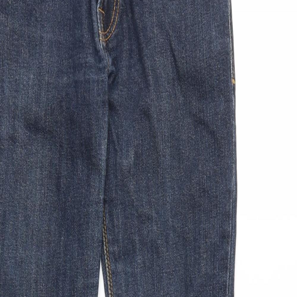 Animale Womens Blue   Straight Jeans Size 8 L32 in