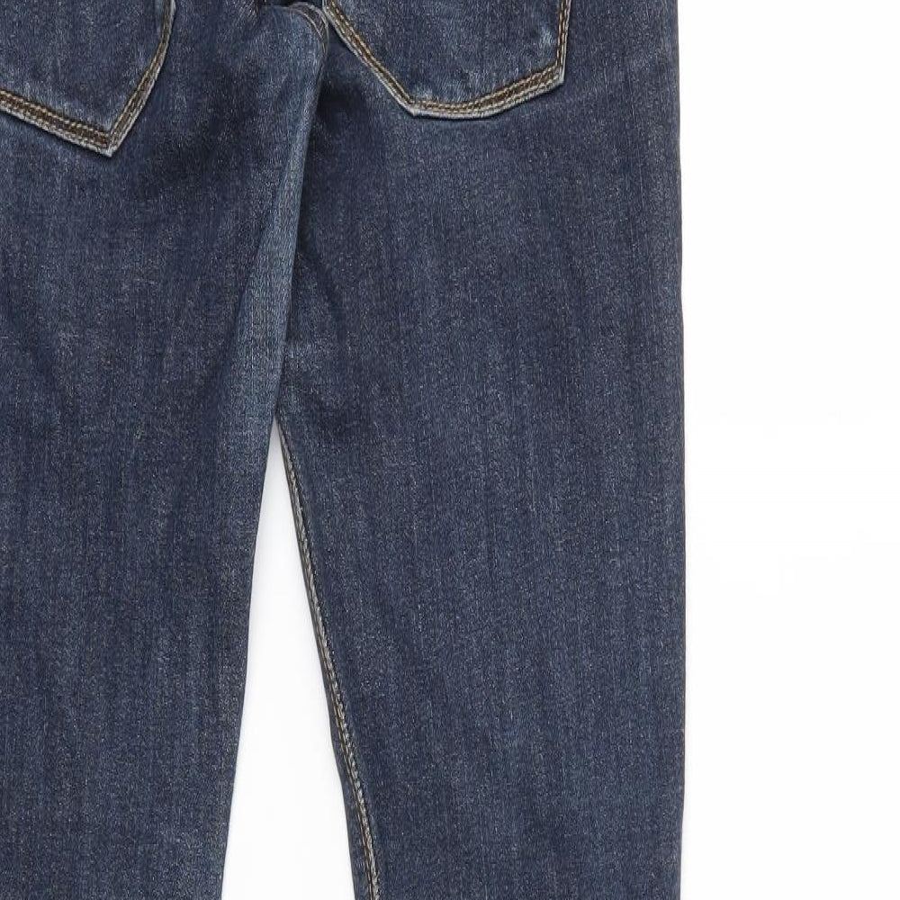Animale Womens Blue   Straight Jeans Size 8 L32 in