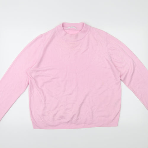Marks and Spencer Womens Pink   Pullover Jumper Size 18