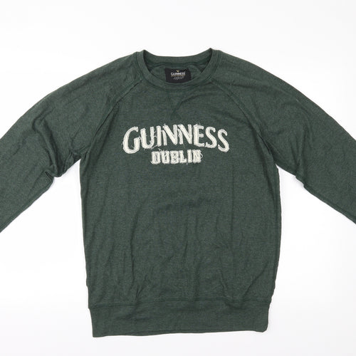 Guiness Mens Green   Pullover Jumper Size L