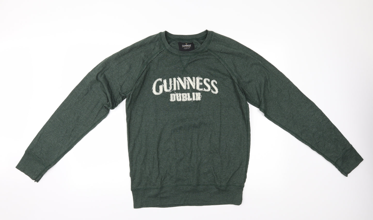 Guiness Mens Green   Pullover Jumper Size L