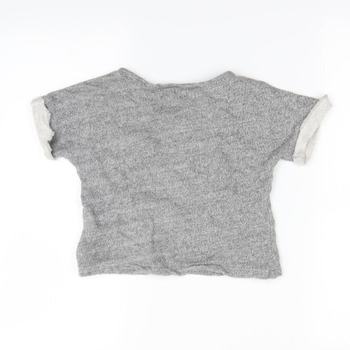 Gap Girls Grey   Pullover Jumper Size 3-4 Years