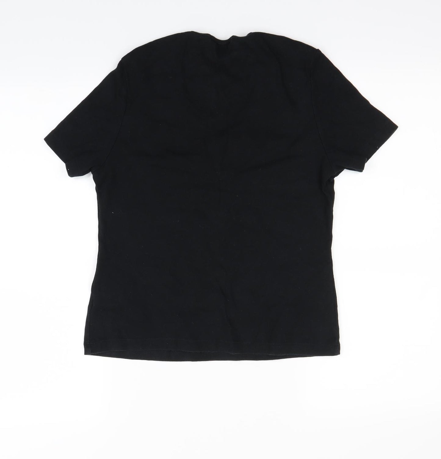 M&S  Womens Black   Basic Polo Size 14