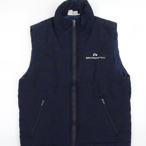 cyrk Womens Blue   Gilet Coat Size S