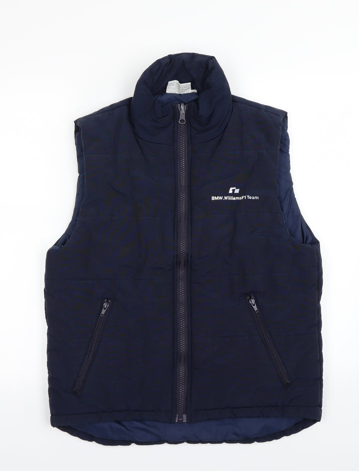 cyrk Womens Blue   Gilet Coat Size S