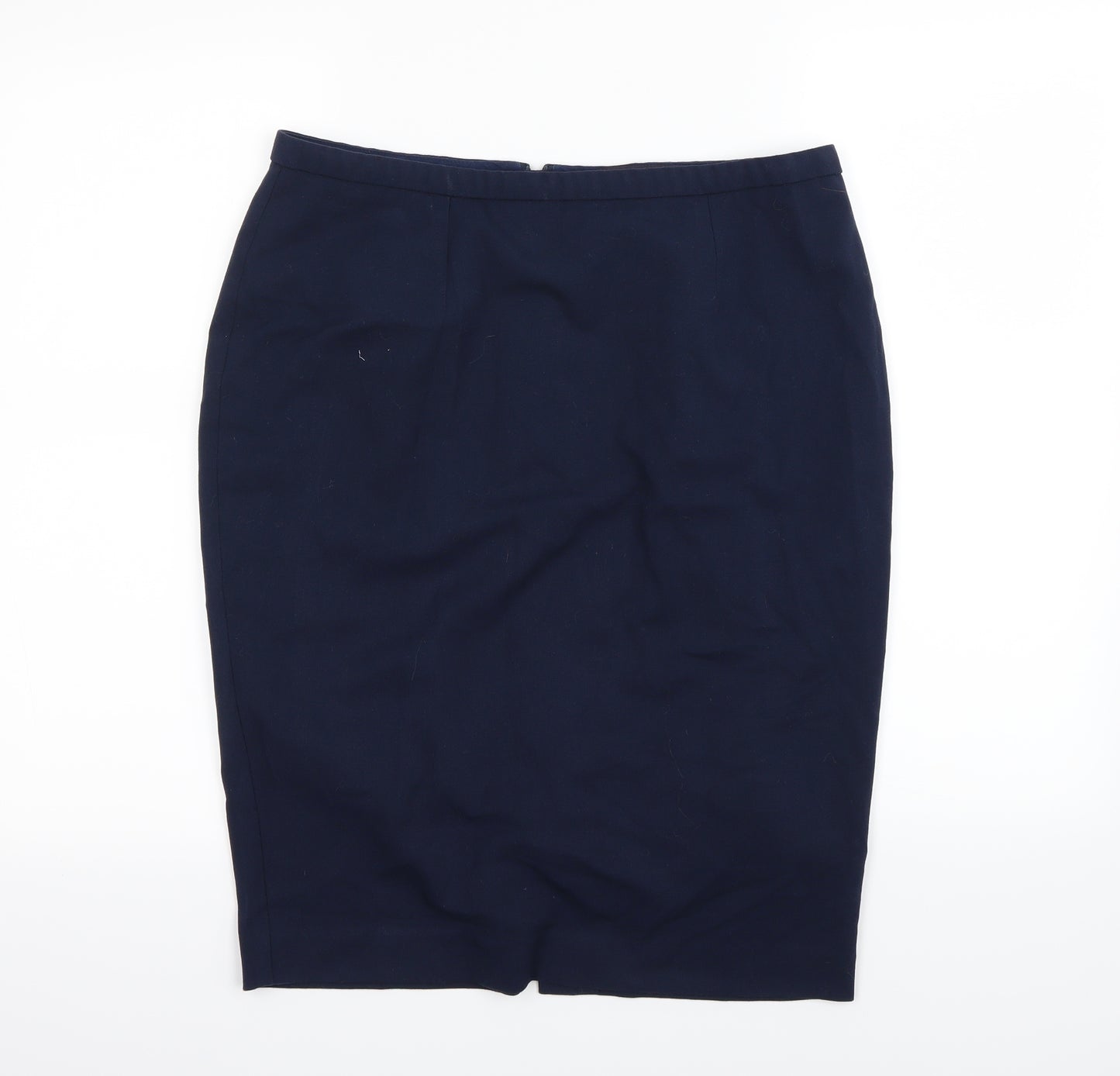 M&S  Womens Blue   A-Line Skirt Size 14