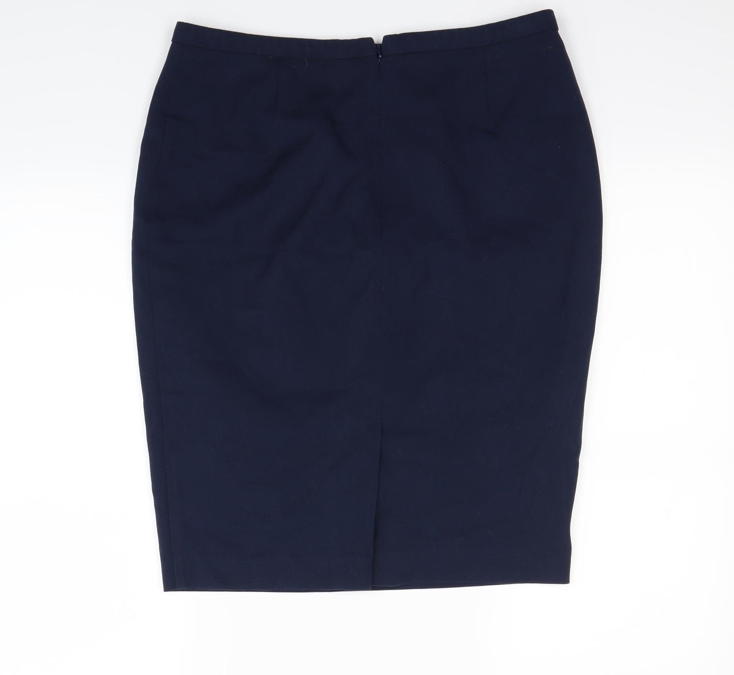 M&S  Womens Blue   A-Line Skirt Size 14