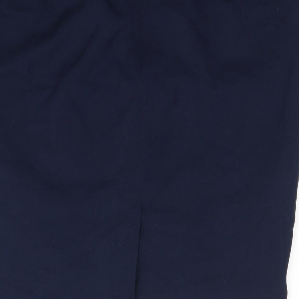 M&S  Womens Blue   A-Line Skirt Size 14