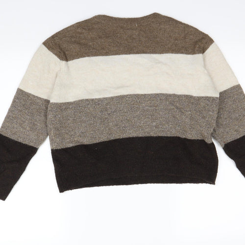 H&M  Womens Multicoloured Striped  Pullover Jumper Size S