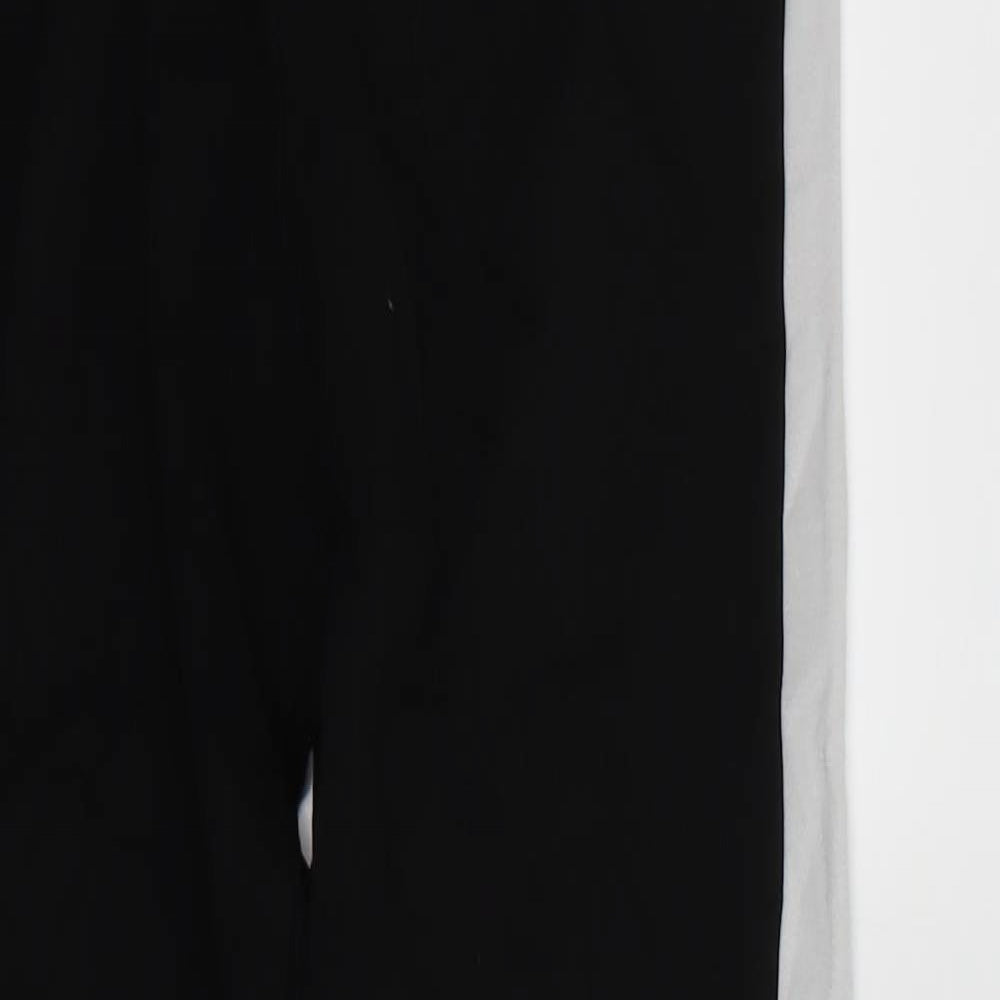 H&M Womens Black Striped  Harem Leggings Size XS L28 in