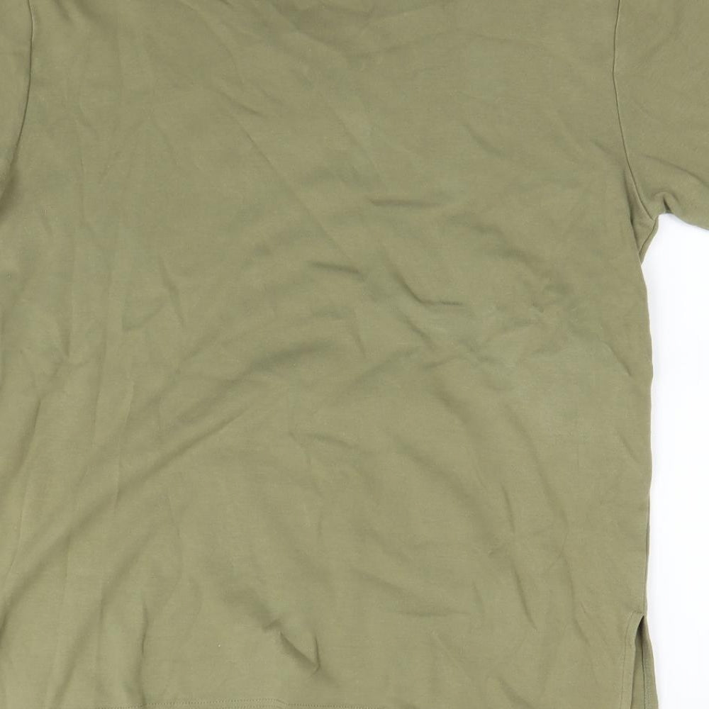Ame Womens Green   Basic T-Shirt One Size
