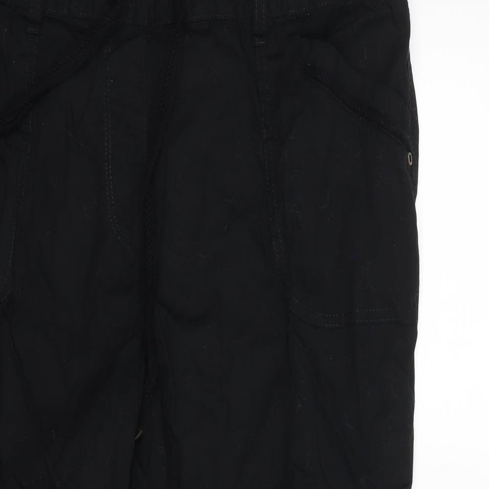 George Womens Black   Bloomer Trousers Size 16 L27.5 in
