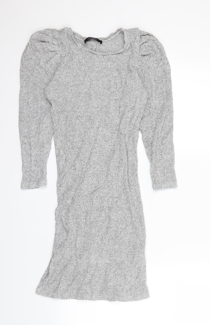 Bershka Womens Grey Bodycon Size M