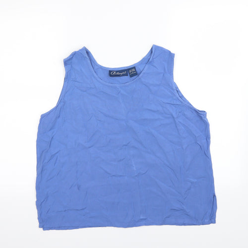 Preworn Womens Blue   Basic Tank Size L