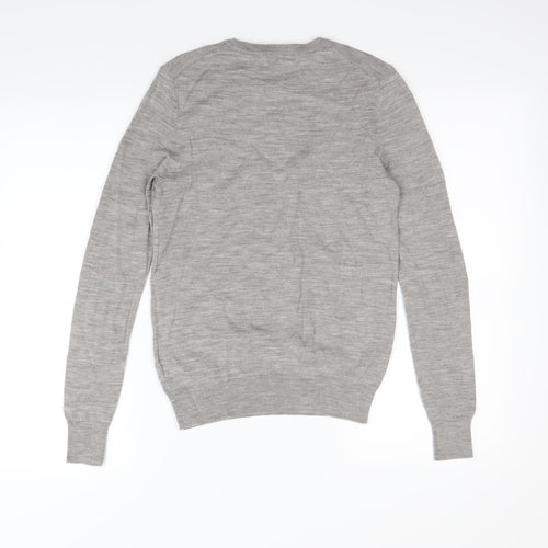 Preworn Womens Grey   Pullover Sweatshirt Size S