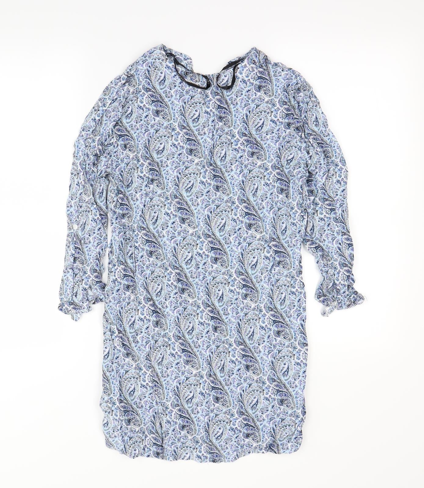 Atmosphere Womens Black Geometric  Fit & Flare  Size 10