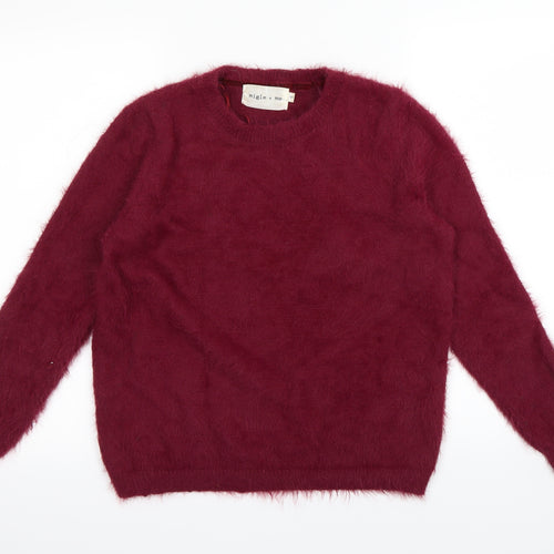 Migle + me Womens Purple   Pullover Jumper Size S