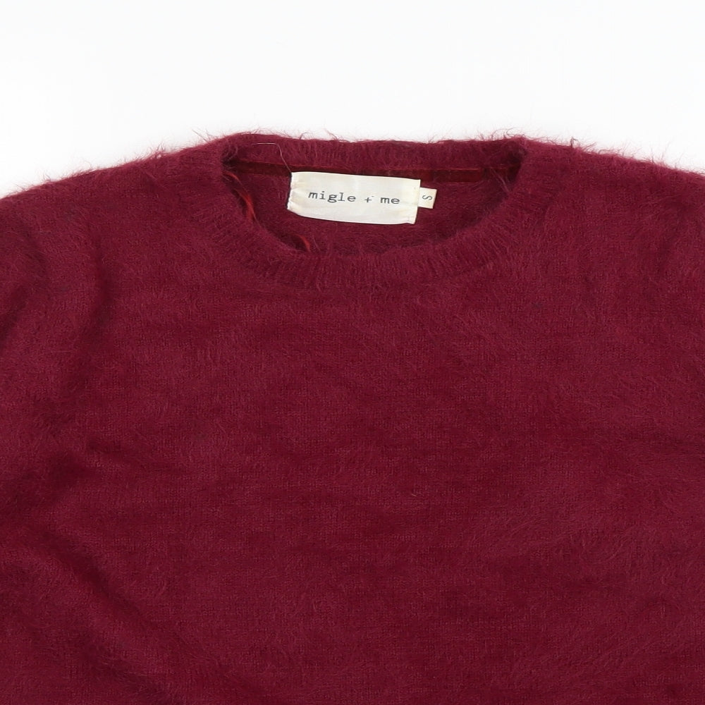 Migle + me Womens Purple   Pullover Jumper Size S