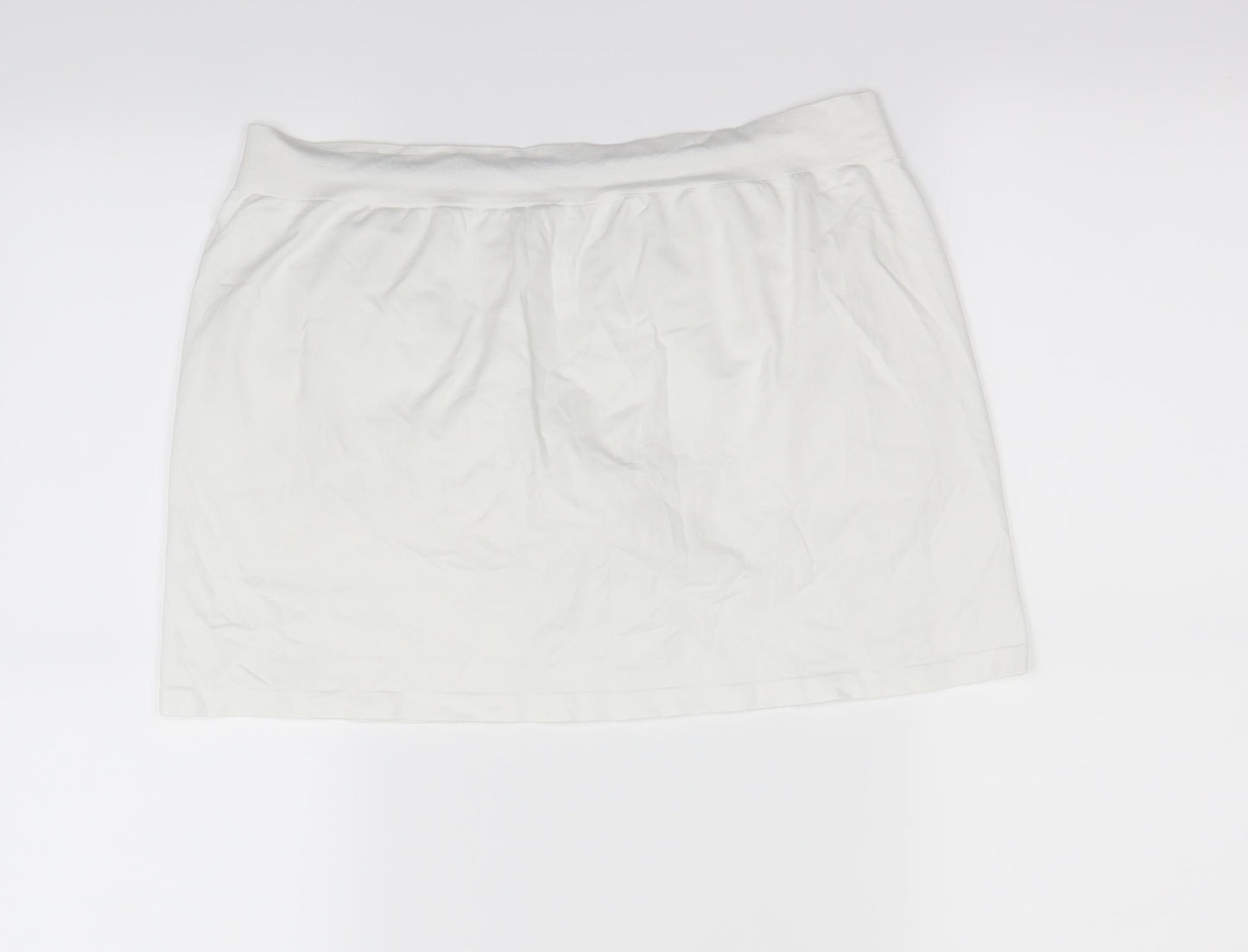 Oasics Womens White   Mini Skort Size M