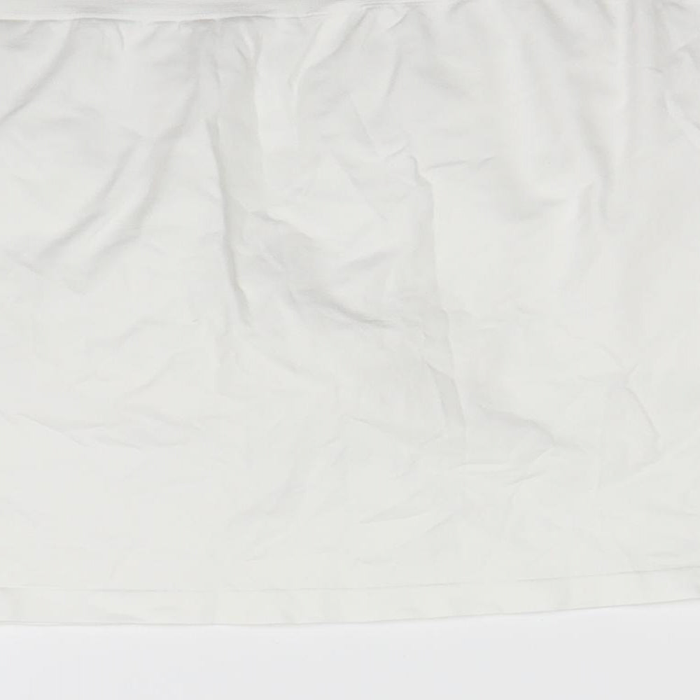 Oasics Womens White   Mini Skort Size M