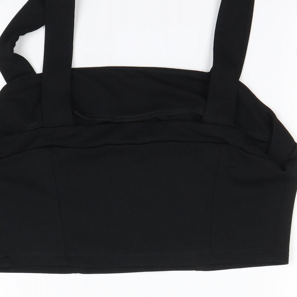 Next  Womens Black   Cropped Tank Size 12