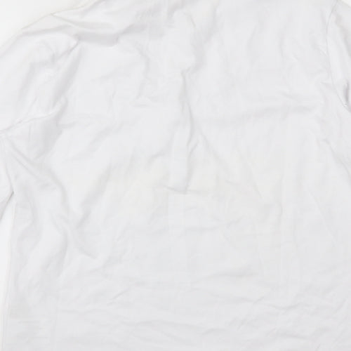 Uni Qlo Womens White  Jersey Basic Polo Size S