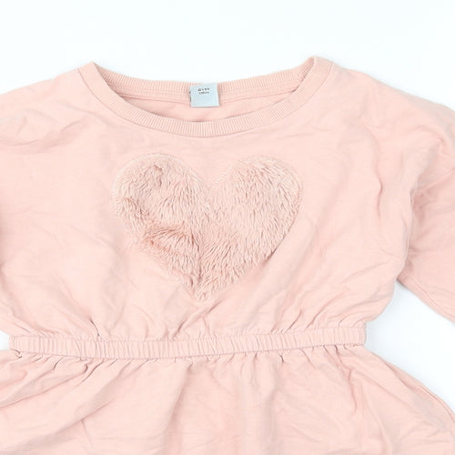 TU Girls Pink  Jersey Fit & Flare  Size 6 Years