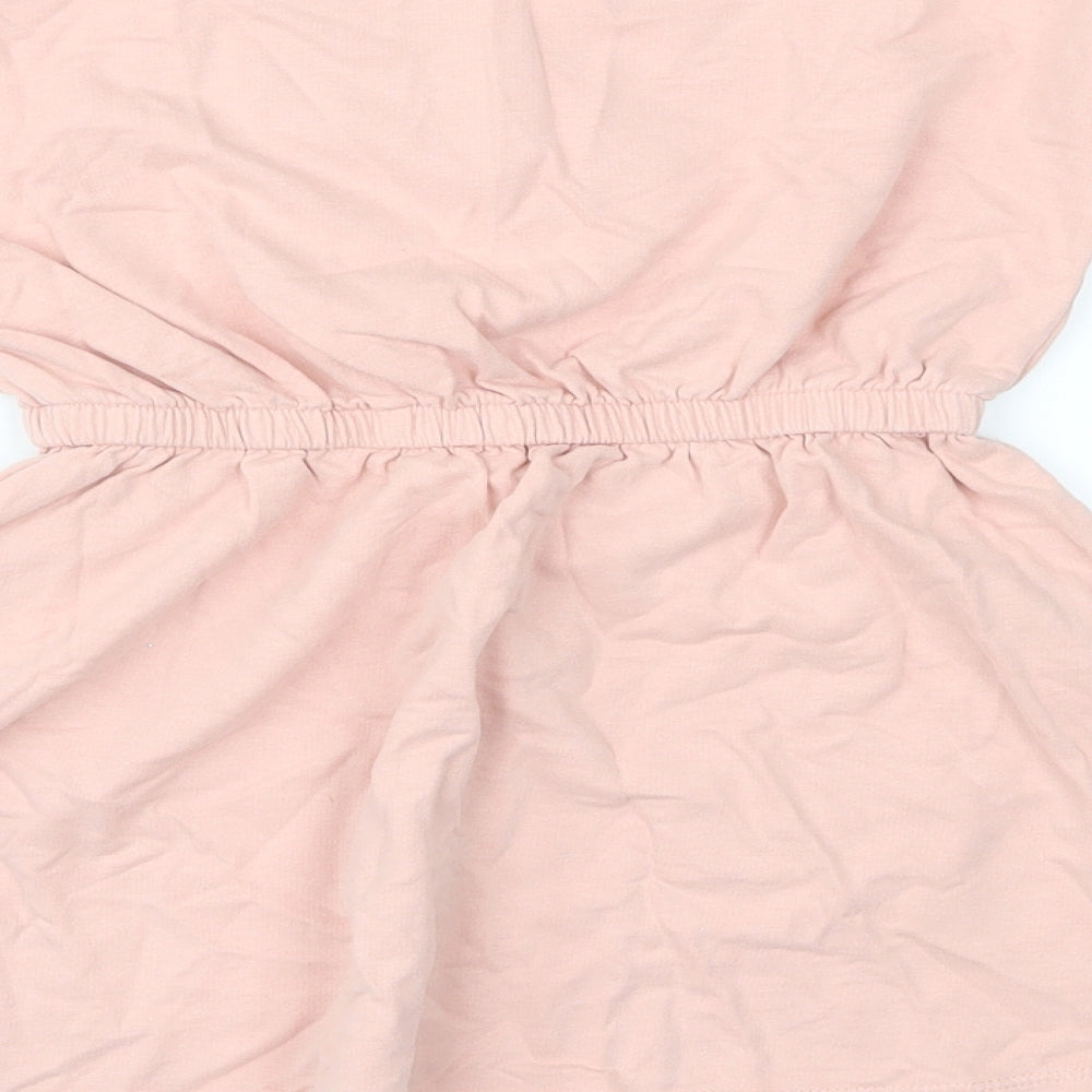 TU Girls Pink  Jersey Fit & Flare  Size 6 Years