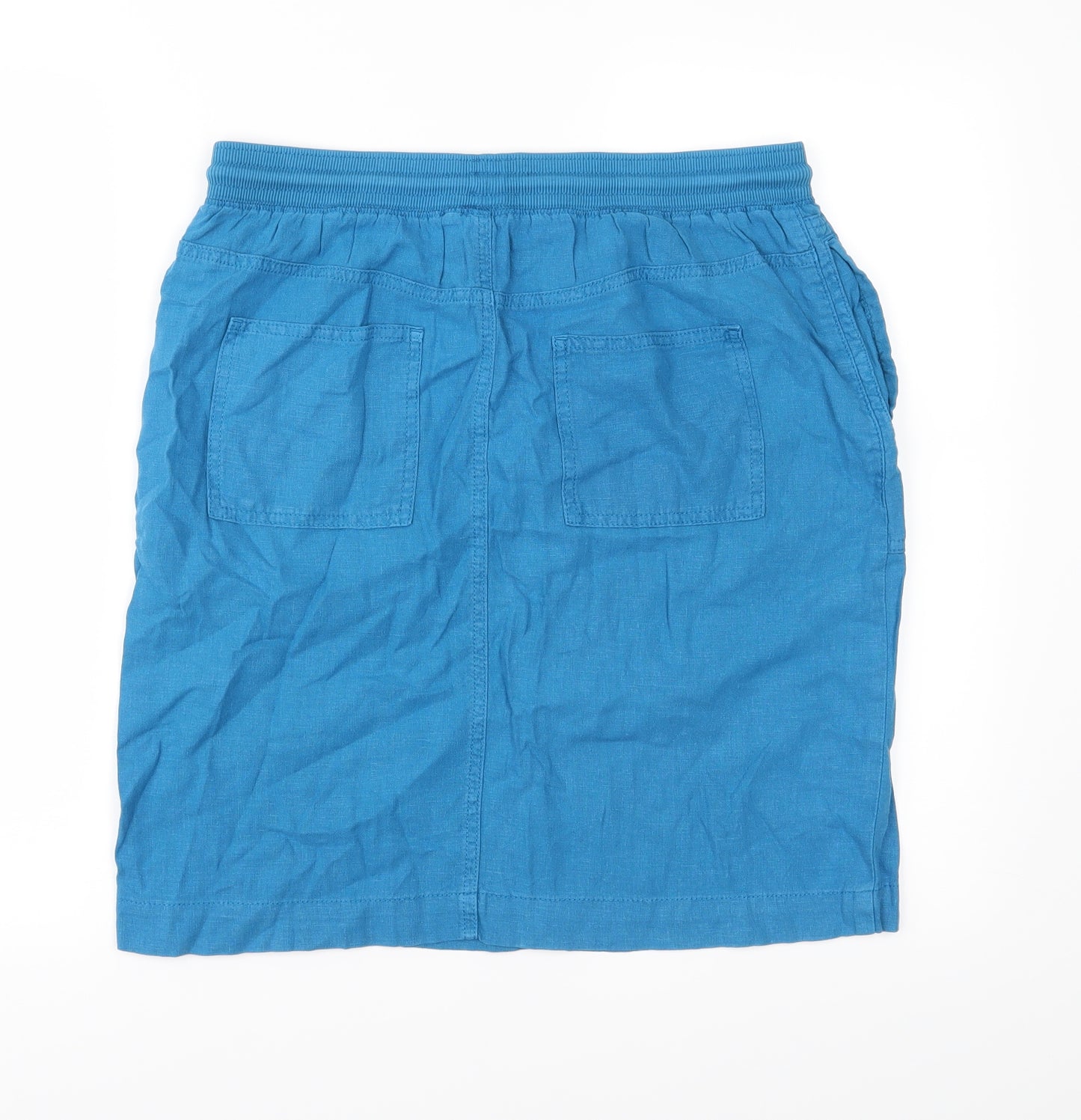 Marks and Spencer Womens Blue   Straight & Pencil Skirt Size 12